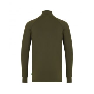 Korda Mock Neck Thermal LS Shirt Dark Olive 4XL