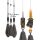 Fox Edges Naturals Heli-Clip 3pcs