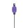 Fox Black Label Dumpy Halo Bobbin - Purple