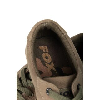 Fox Khaki Canvas Shoe EU 43