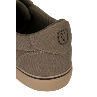 Fox Khaki Canvas Shoe EU 43