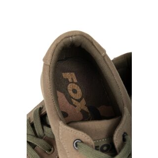 Fox Khaki Canvas Shoe EU 45