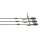 Fox Edges Tuff Tungsten Tubing Heli-Clip Rigs 3pcs