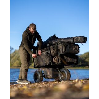 Carp Porter - Side Bar Bags Large Dark Kamo
