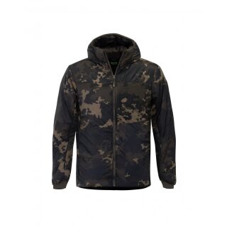 Korda Insulated Hooded Jacket Dark Kamo
