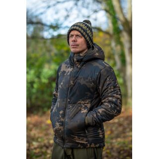 Korda Insulated Hooded Jacket Dark Kamo S
