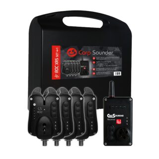 Carp Sounder ROC XRS ACC 4+1 Funkbissanzeigerset