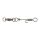 Zeck Fishing Ball Bearing Swivel + Twistlock Snap