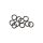 Zeck Fishing HD Split Ring 55kg 10 pcs