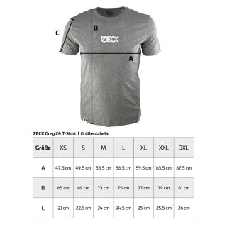 Zeck Fishing ZECK T-Shirt Grey