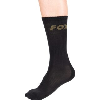 Fox Socks Black 3-Pack UK 10-12 / EU 44-47