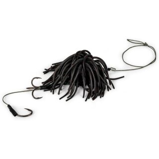 Black Cat Echtwurmteaser Black Red Flash