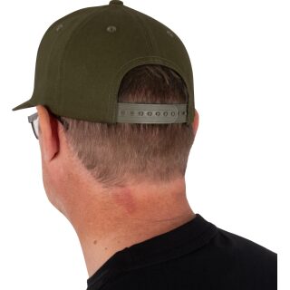 Black Cat Green Flat Peak Cap