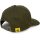 Black Cat Green Flat Peak Cap