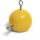 Black Cat Cat Ball gelb