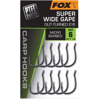 Fox Super Wide Gape (outturned Eye) - Size 4