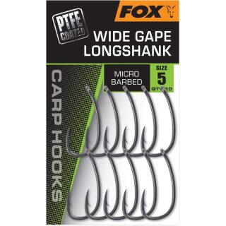 Fox Wide Gape Long Shank - Size 6