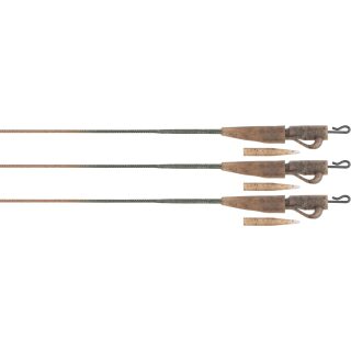 Fox Edges Camo 50lb Leadcore Lead Clip Leaders 3pcs