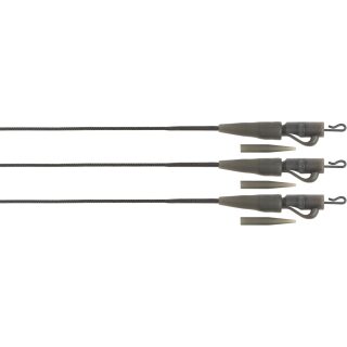 Fox Edges Naturals 50lb Leadcore Lead Clip Leaders 3pcs