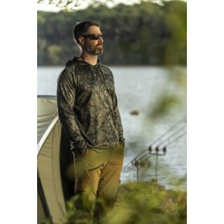 Trakker Camo UV Hooded Shirt - L