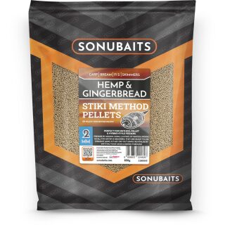 Sonubaits Stiki Pellets Hemp & Gingerbread 2 mm 650 g