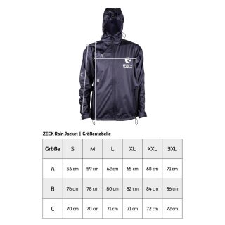 Zeck Fishing Rain Jacket 3XL