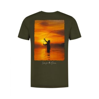 Korda Sunrise Tee Dark Olive L