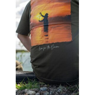 Korda Sunrise Tee Dark Olive L