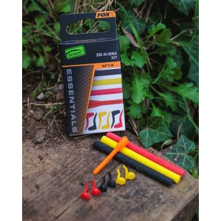 Fox Edges Zig Aligna Kit (6 x Sleeves, Werkzeug und 3 x...