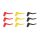 Fox Edges Zig Aligna Kit Multi Sleeve Kit (3 yellow, 3 red and 3 black)