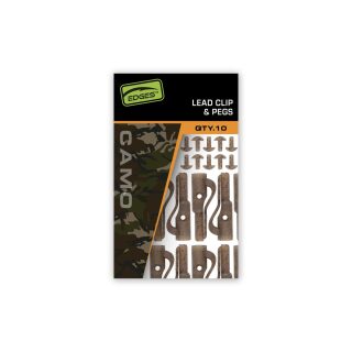 Fox Edges Camo Lead Clip + Pegs