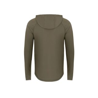 Korda UPF Hooded Top Dark Khaki M