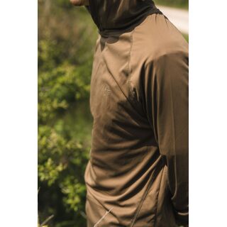 Korda UPF Hooded Top Dark Khaki M