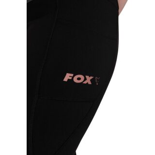 Fox Womens Black Lined Leggings S