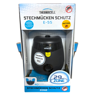 Thermacell - E-55 Mückenabwehrgerät schwarz +...