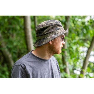 Avid Carp Distortion Bucket Hat Dark Camo