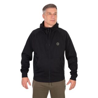 Fox Collection Zipped Hoody - Black