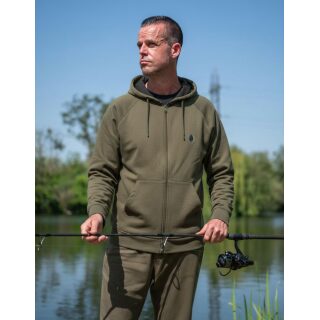 Fox Collection Zipped Hoody - Green