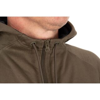 Fox Collection Zipped Hoody - Green M