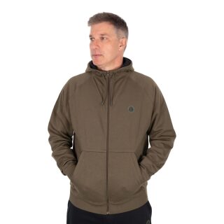 Fox Collection Zipped Hoody - Green XL