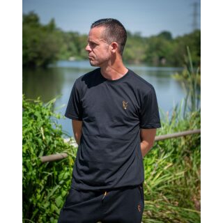 Fox Classic T-Shirt - Black/Orange XL