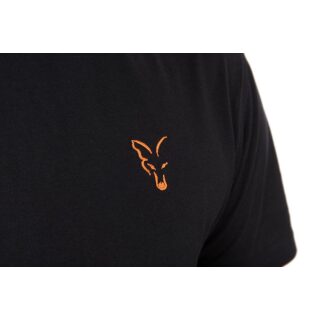 Fox Classic T-Shirt - Black/Orange XL