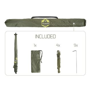 Delphin THUNDER FullWALL Brolly mit Wrap
