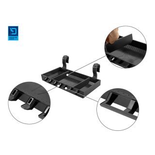 Delphin ShelfPOD Rodpod-Ablage schwarz