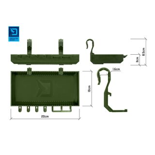 Delphin ShelfPOD Rodpod-Ablage camo