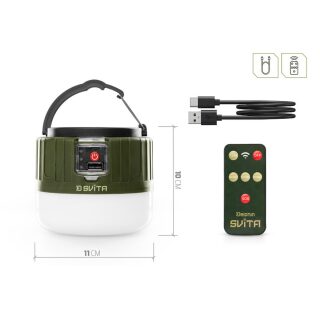 Delphin SVITA Campinglampe mit Fernbedienung