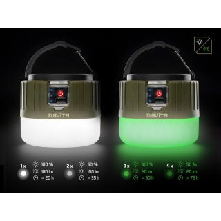 Delphin SVITA Campinglampe mit Fernbedienung