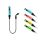Delphin COLOR Bobbin Set / 2 Stück