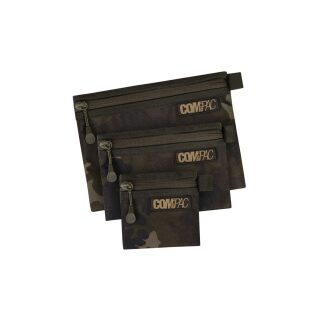 Korda Compac Wallets Set of 3 Dark Kamo