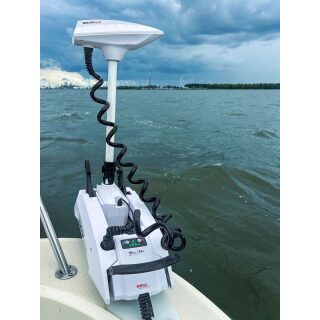 Rhino BMR GPS NxT 95 XL Shaft 24V Electric Outboard Motor white